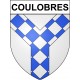 Coulobres 34 ville Stickers blason autocollant adhésif
