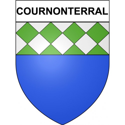Cournonterral 34 ville Stickers blason autocollant adhésif