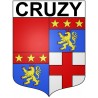 Cruzy 34 ville Stickers blason autocollant adhésif