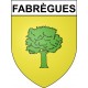 Fabrègues  34 ville Stickers blason autocollant adhésif