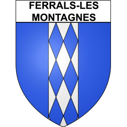 Ferrals-les-Montagnes 34 ville Stickers blason autocollant adhésif