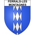 Ferrals-les-Montagnes 34 ville Stickers blason autocollant adhésif