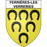 Ferrières-les-Verreries 34 ville Stickers blason autocollant adhésif