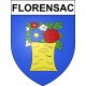 Stickers coat of arms Bazas adhesive sticker