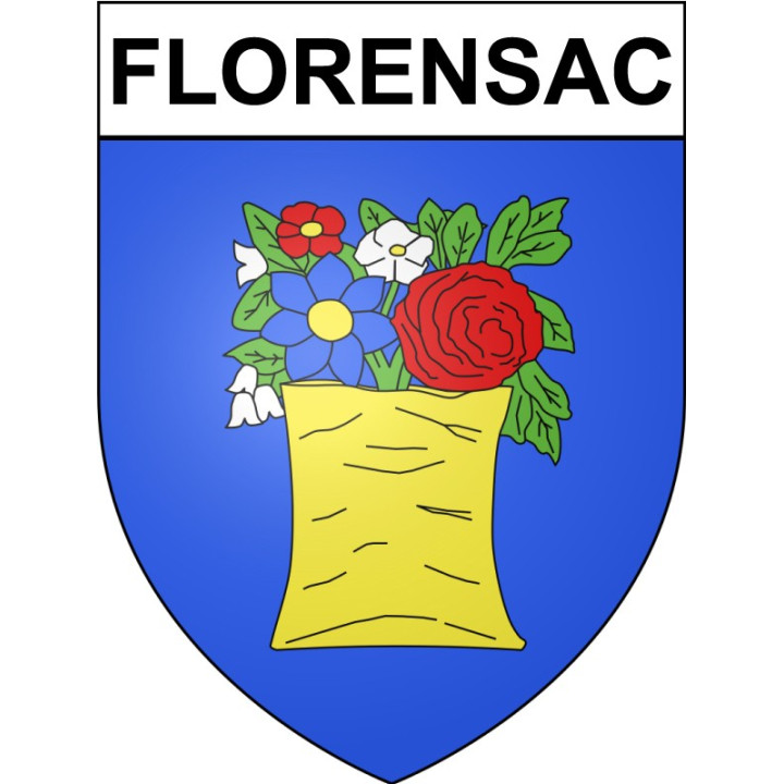 Stickers coat of arms Bazas adhesive sticker