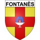 Stickers coat of arms Bazas adhesive sticker