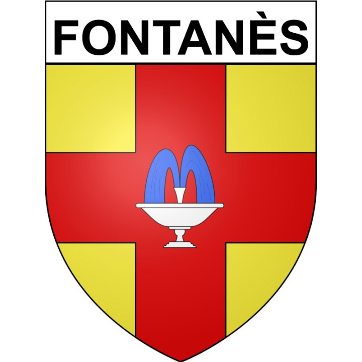 Stickers coat of arms Bazas adhesive sticker