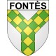 Stickers coat of arms Bazas adhesive sticker