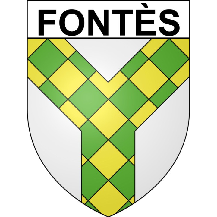 Stickers coat of arms Bazas adhesive sticker