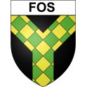 Fos 34 ville Stickers blason autocollant adhésif