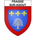 Fraisse-sur-Agout 34 ville Stickers blason autocollant adhésif