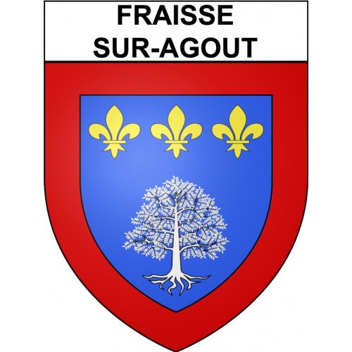 Fraisse-sur-Agout 34 ville Stickers blason autocollant adhésif