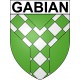 Gabian 34 ville Stickers blason autocollant adhésif