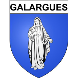 Galargues 34 ville Stickers blason autocollant adhésif