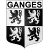 Ganges 34 ville Stickers blason autocollant adhésif