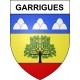 Garrigues 34 ville Stickers blason autocollant adhésif