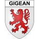 Gigean 34 ville Stickers blason autocollant adhésif