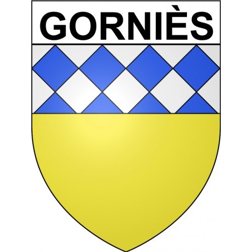 Stickers coat of arms Bazas adhesive sticker