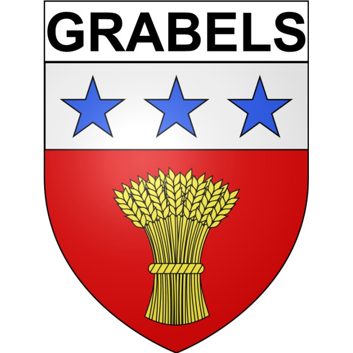 Stickers coat of arms Bazas adhesive sticker