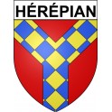 Hérépian 34 ville Stickers blason autocollant adhésif