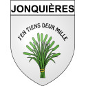 Jonquières 34 ville Stickers blason autocollant adhésif