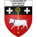 La Vacquerie-et-Saint-Martin-de-Castries 34 ville Stickers blason autocollant adhésif