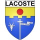Lacoste 34 ville Stickers blason autocollant adhésif