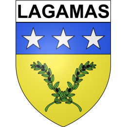 Stickers coat of arms Bazas adhesive sticker