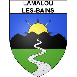 Stickers coat of arms Bazas adhesive sticker