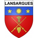 Lansargues 34 ville Stickers blason autocollant adhésif