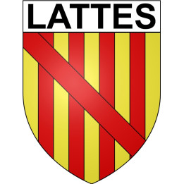 Stickers coat of arms Bazas adhesive sticker