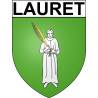 Lauret 34 ville Stickers blason autocollant adhésif