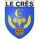 Le Crès 34 ville Stickers blason autocollant adhésif