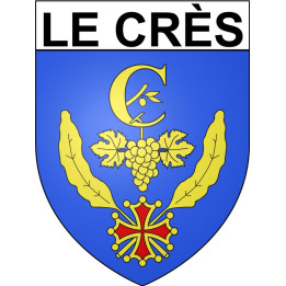 Stickers coat of arms Bazas adhesive sticker