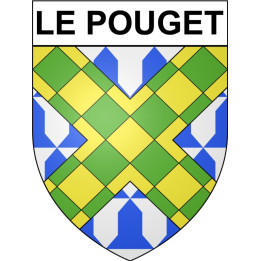 Stickers coat of arms Bazas adhesive sticker