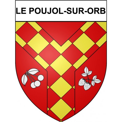 Adesivi stemma Le Poujol-sur-Orb adesivo
