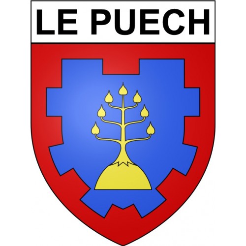 Pegatinas escudo de armas de Bazas adhesivo de la etiqueta engomada