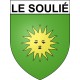 Le Soulié 34 ville Stickers blason autocollant adhésif