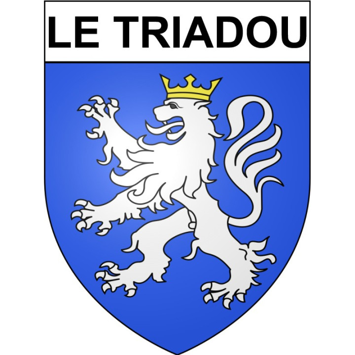 Le Triadou 34 ville Stickers blason autocollant adhésif
