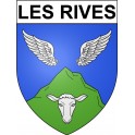 Les Rives 34 ville Stickers blason autocollant adhésif