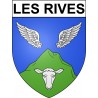 Les Rives 34 ville Stickers blason autocollant adhésif
