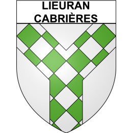 Pegatinas escudo de armas de Bazas adhesivo de la etiqueta engomada