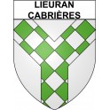 Lieuran-Cabrières 34 ville Stickers blason autocollant adhésif