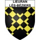 Lieuran-lès-Béziers 34 ville Stickers blason autocollant adhésif