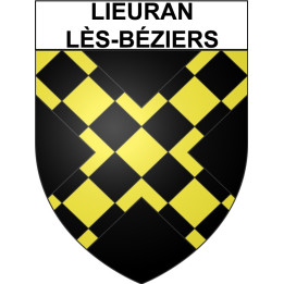 Lieuran-lès-Béziers 34 ville Stickers blason autocollant adhésif