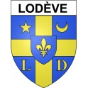 Lodève 34 ville Stickers blason autocollant adhésif