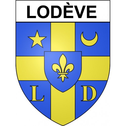 Stickers coat of arms Bazas adhesive sticker