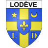 Stickers coat of arms Bazas adhesive sticker