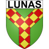 Lunas 34 ville Stickers blason autocollant adhésif