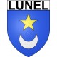 Lunel 34 ville Stickers blason autocollant adhésif